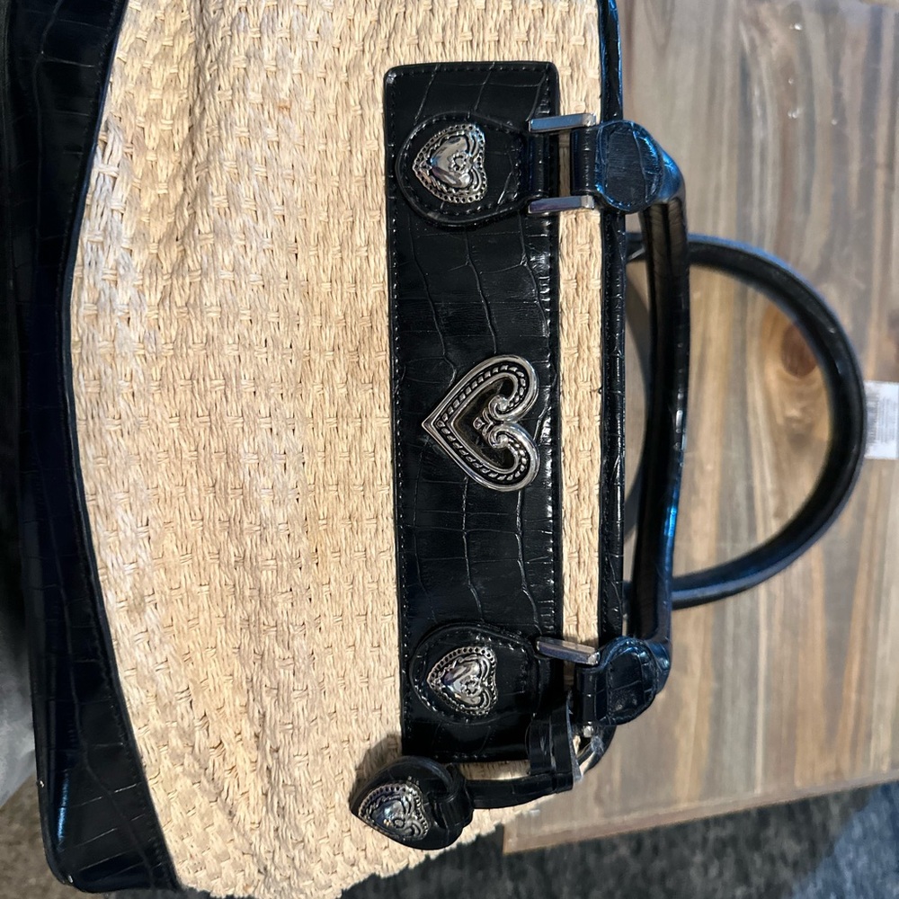 Elegant Black and Tan Bag